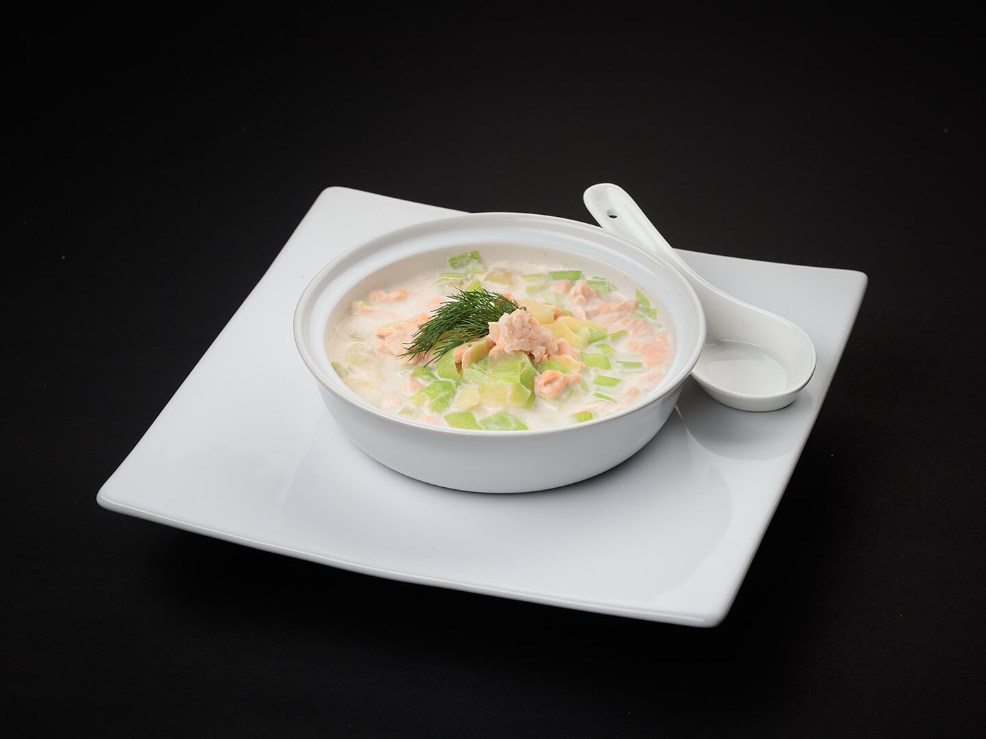 Сливочный с лососем