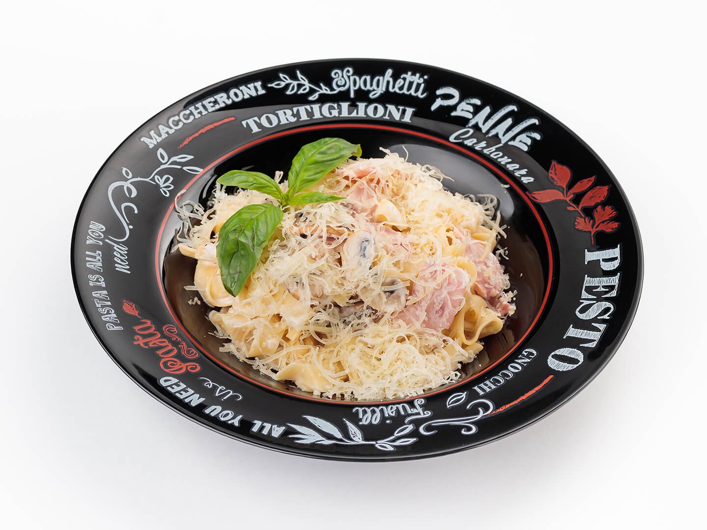 Феттуччине с вет. и гриб.