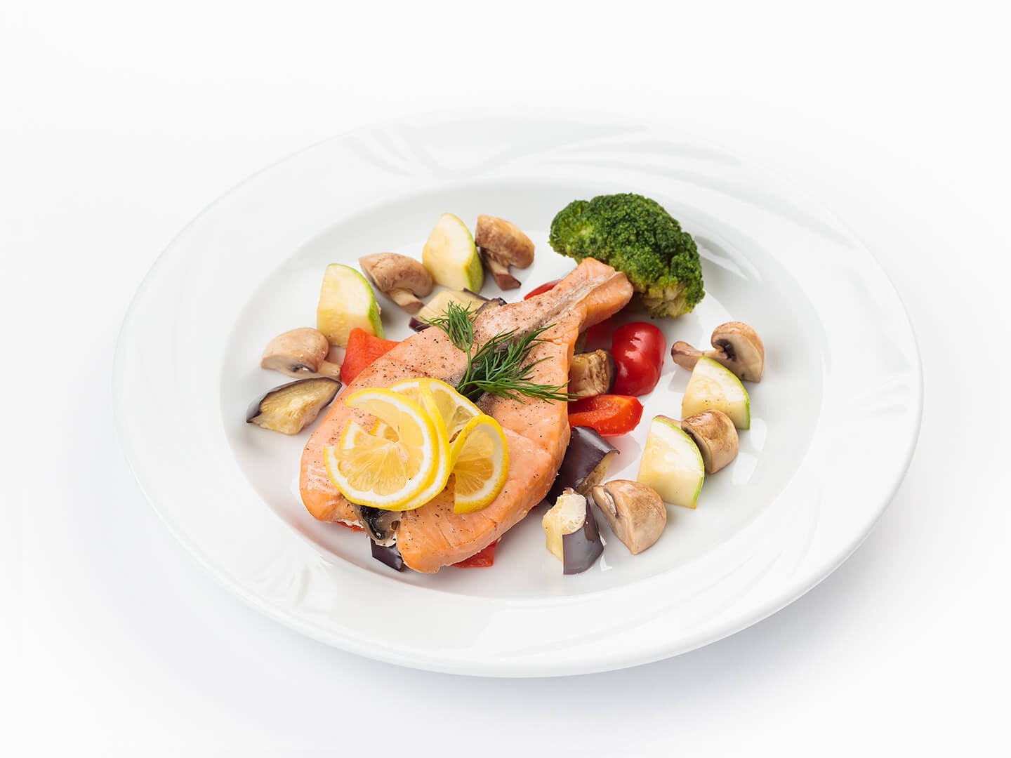 Стейк из лосося на пару (А)