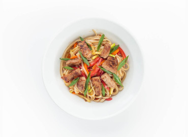 Лапша со свининой Яичная