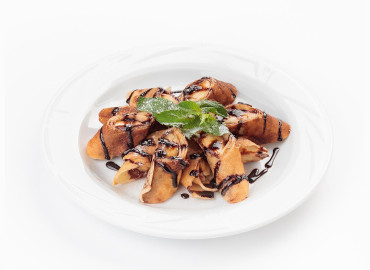 Блинчики с бананом и шок.