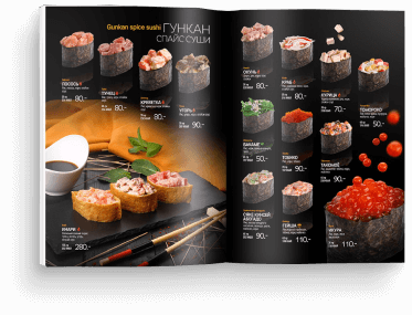 Рецепты всех блюд и разработанное меню